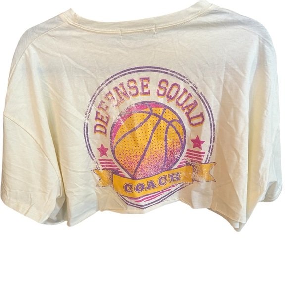 Adika Yellow Cropped T-Shirt - Picture 3 of 4